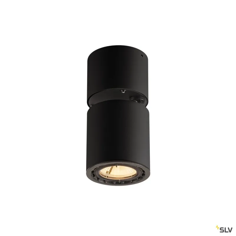 SUPROS 78, plafonnier intérieur, noir, LED, 12W, 3000K, variable