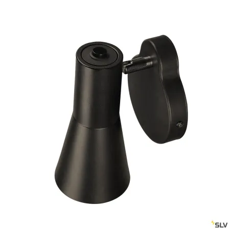 PHELIA, applique intérieure, liseuse, noir, GU10/QPAR51, 35W max