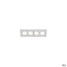 MILANDOS 4, encastré de plafond intérieur, blanc, LED, 8W, 2700K