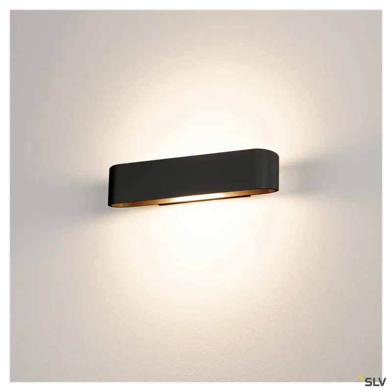 OSSA 300, applique intérieure, noir, R7s 118mm/QT-DE12, 120W max