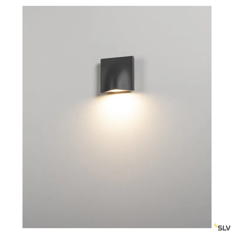 VILUA S, applique extérieure, anthracite, LED, 8,3W, 3000K, IP54