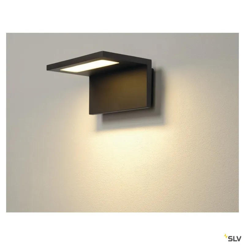 ANGOLUX, applique extérieure, anthracite, LED, 6,8W, 3000K, IP44
