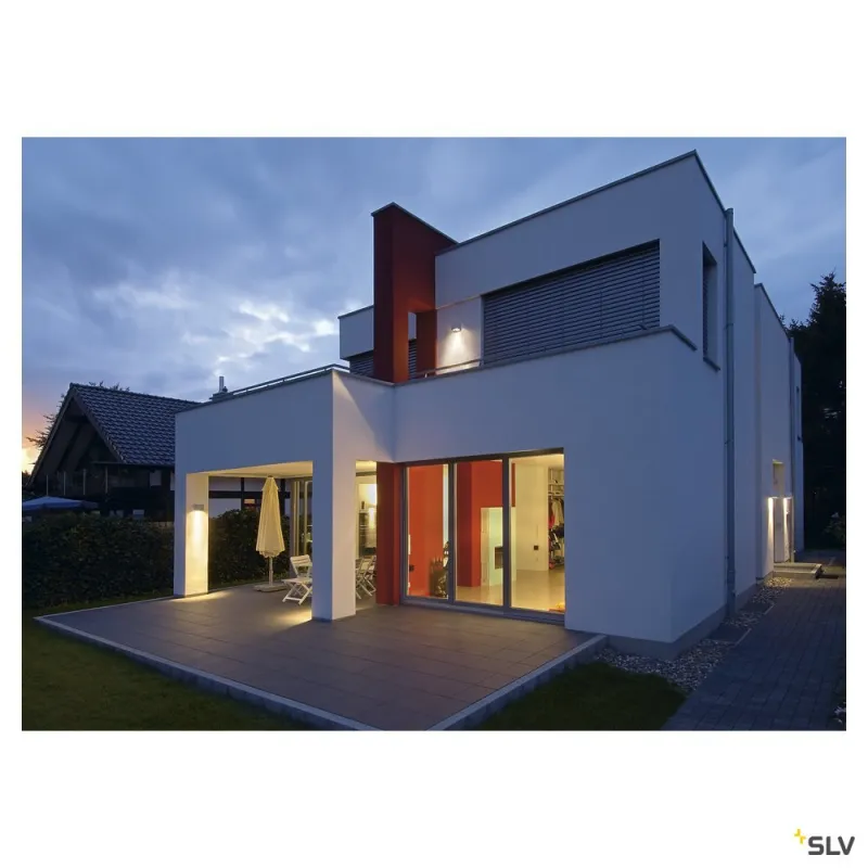BIG THEO, applique extérieure, gris, GU10/QPAR111, 75W max, IP44