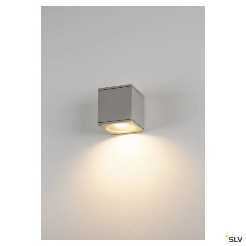 BIG THEO, applique extérieure, gris, GU10/QPAR111, 75W max, IP44