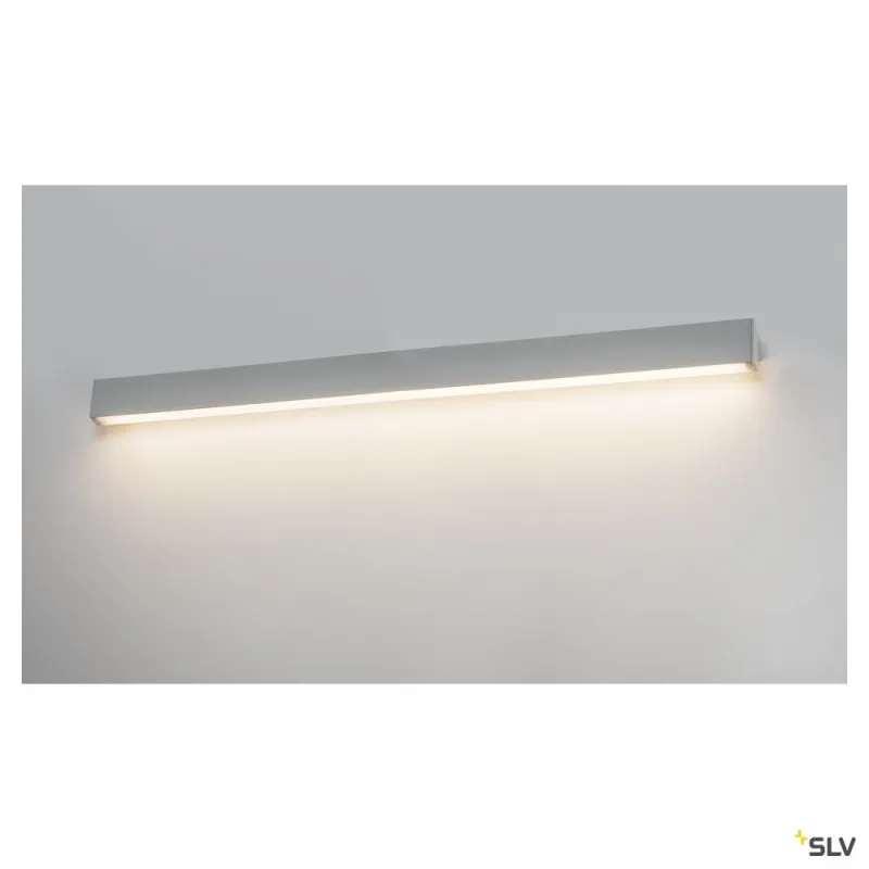 L-LINE 120, applique intérieure, argent, LED, 18,5W, 3000K, IP44
