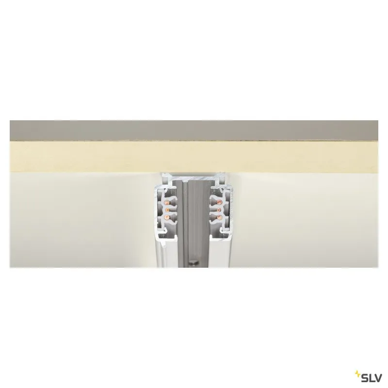 S-TRACK, rail 3 allumages, en saillie, Dali, intérieur, 3m, blanc