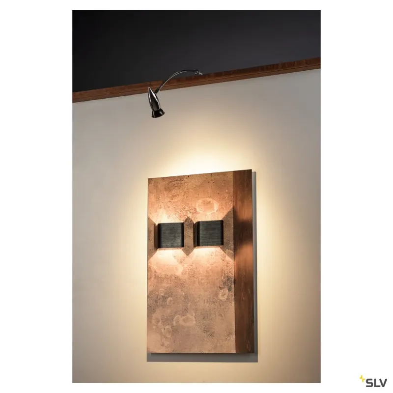 DISPLAY ADL 50, spot sur tige intérieur, chrome, GU10/QPAR51, 50W