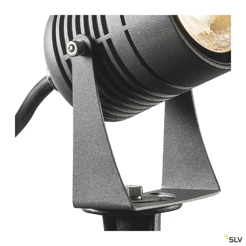 LED SPIKE, projecteur extérieur, anthracite, LED, 6W, 3000K, IP55
