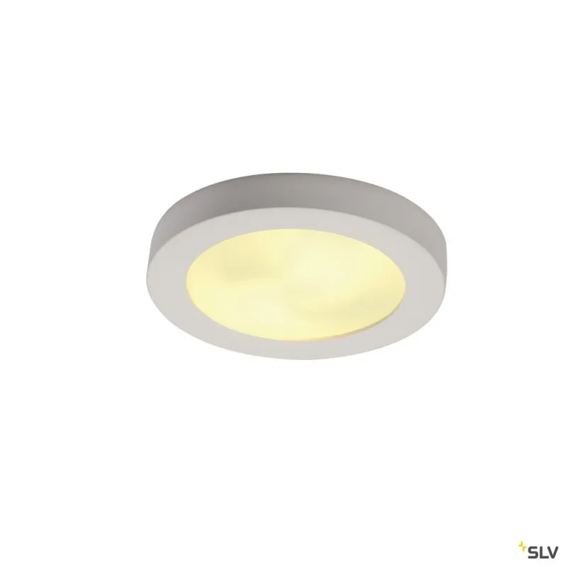 PLASTRA 105, plafonnier intérieur, blanc, E27, 2x 25W max, plâtre