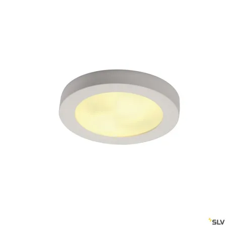 PLASTRA 105, plafonnier intérieur, blanc, E27, 2x 25W max, plâtre