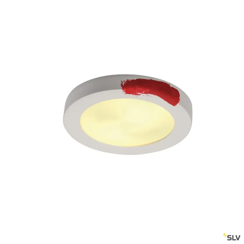 PLASTRA 105, plafonnier intérieur, blanc, E27, 2x 25W max, plâtre