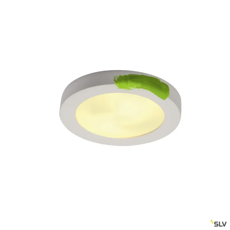 PLASTRA 105, plafonnier intérieur, blanc, E27, 2x 25W max, plâtre
