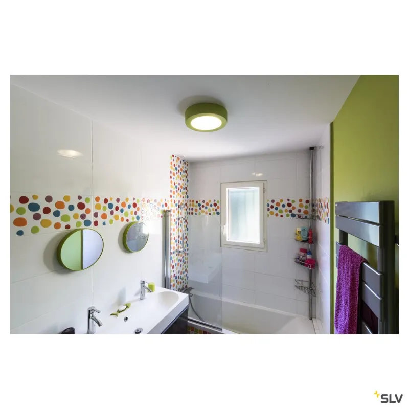 PLASTRA 105, plafonnier intérieur, blanc, E27, 2x 25W max, plâtre