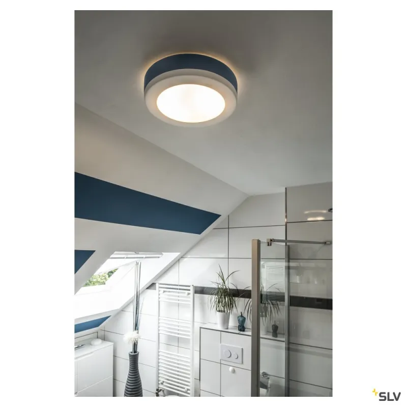 PLASTRA 105, plafonnier intérieur, blanc, E27, 2x 25W max, plâtre