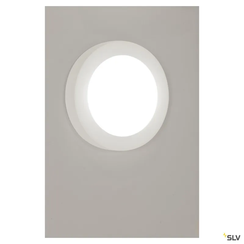 PLASTRA 105, plafonnier intérieur, blanc, E27, 2x 25W max, plâtre