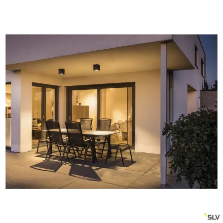 BIG THEO, plafonnier extérieur, anthracite, LED, 21W, 3000K, IP44