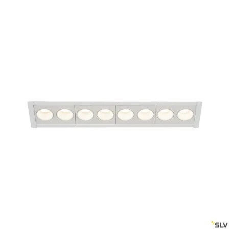 MILANDOS 8, encastré de plafond intérieur, blanc, LED, 16W, 3000K
