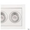MILANDOS 8, encastré de plafond intérieur, blanc, LED, 16W, 3000K