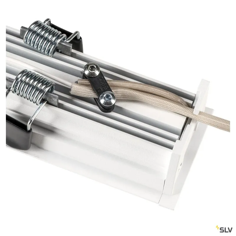 MILANDOS 6, encastré de plafond intérieur, blanc, LED, 12W, 2700K