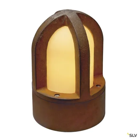 RUSTY® CONE 24, borne extérieure, rouille, E14/C35, 40W max, IP54