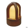 RUSTY® CONE 24, borne extérieure, rouille, E14/C35, 40W max, IP54