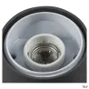 GRAFIT 60, borne extérieure, rond, anthracite, E27, 11W max, IP44