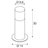 GRAFIT 30, borne extérieure, rond, anthracite, E27, 11W max, IP44
