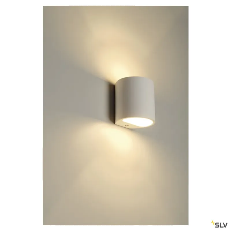 PLASTRA 104, applique intérieure, blanc, G9/QT14, 42W max, plâtre