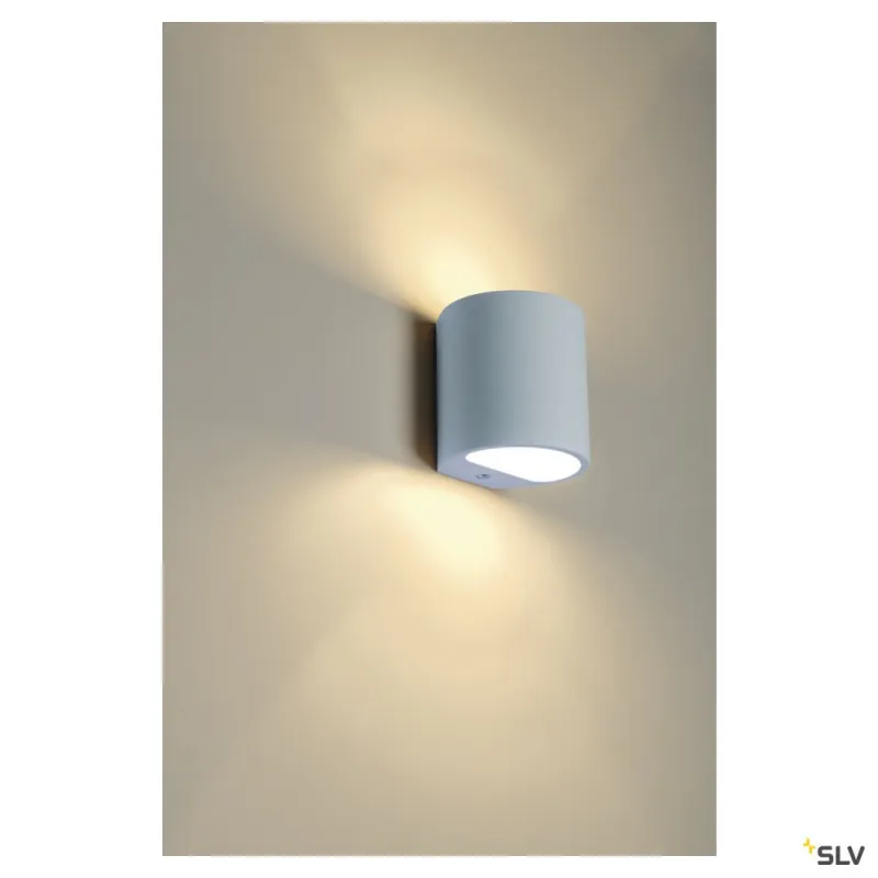 PLASTRA 104, applique intérieure, blanc, G9/QT14, 42W max, plâtre