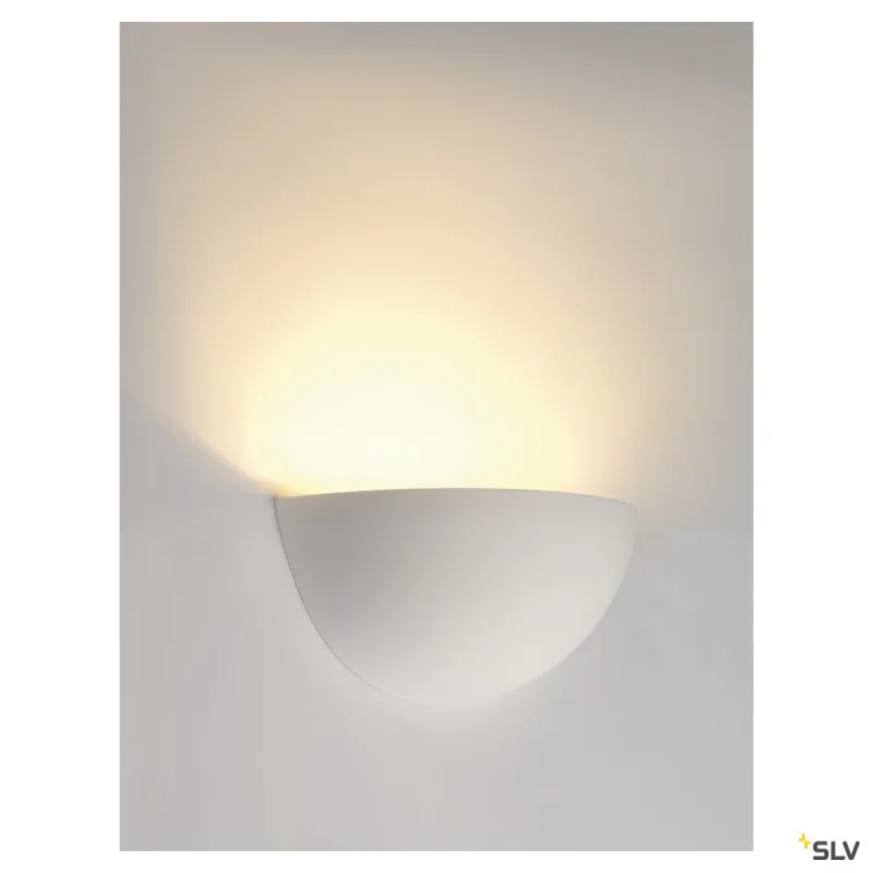 PLASTRA 101, applique intérieure, blanc, E14/C35, 40W max, plâtre