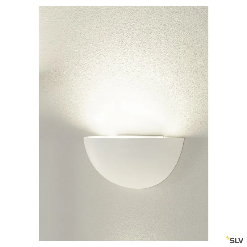 PLASTRA 101, applique intérieure, blanc, E14/C35, 40W max, plâtre