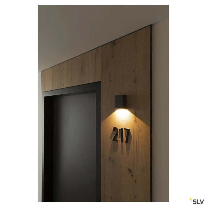 BIG QUAD, applique extérieure, anthracite, LED, 4,5W, 3000K, IP44