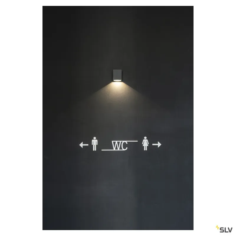 BIG QUAD, applique extérieure, anthracite, LED, 4,5W, 3000K, IP44