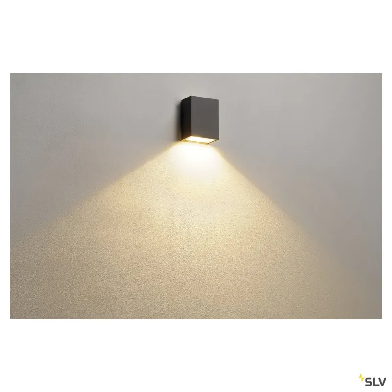 BIG QUAD, applique extérieure, anthracite, LED, 4,5W, 3000K, IP44