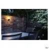 GRAFIT, applique extérieure, rond, anthracite, E27, 11W max, IP44