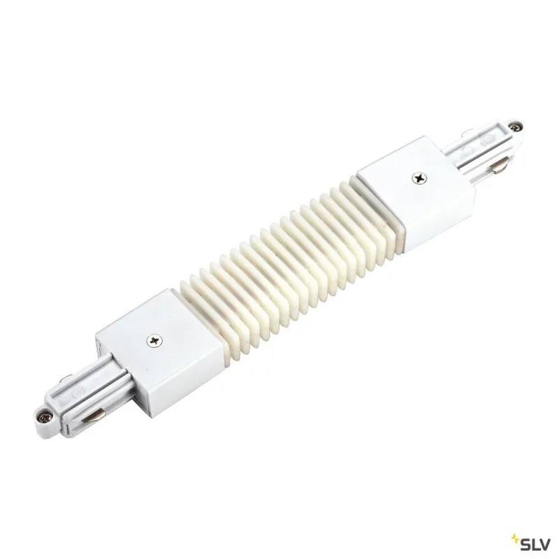 Connecteur flex, pour rail 1 allumage en saillie, intérieur, blanc
