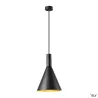 PHELIA 30, suspension intérieure, Ø 28 cm, noir/doré, E27, 23W max