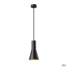 PHELIA 10, suspension intérieure, Ø 13 cm, noir/doré, E27, 23W max