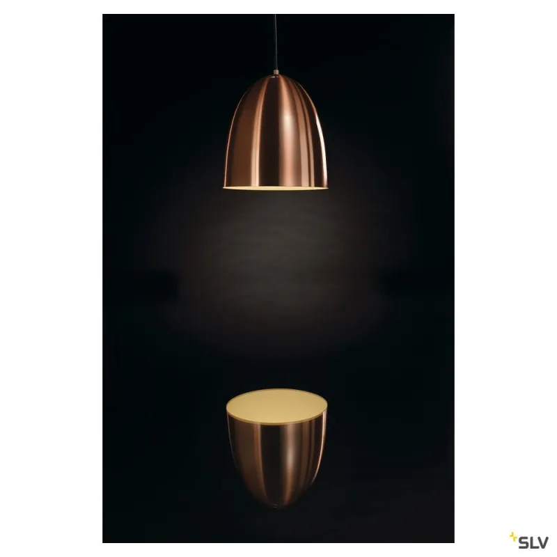 PARA CONE 30, suspension intérieure, Ø 30 cm, cuivre, E27, 60W max