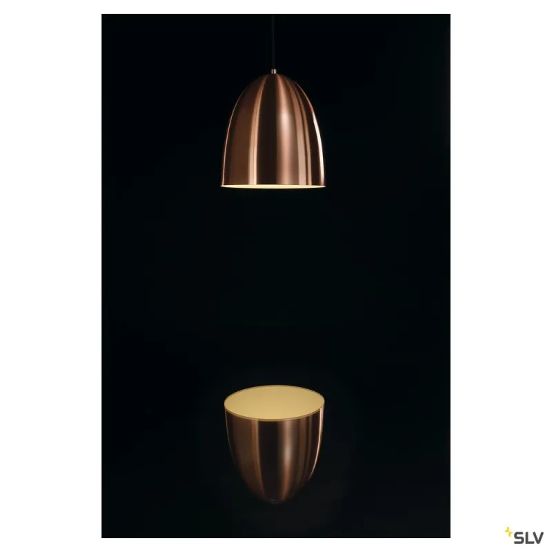 PARA CONE 30, suspension intérieure, Ø 30 cm, cuivre, E27, 60W max