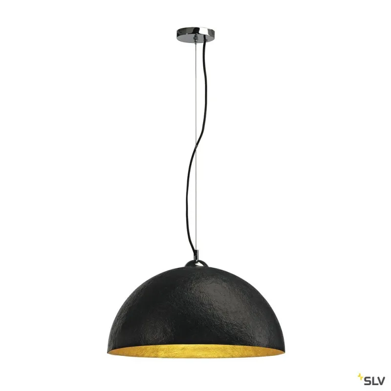 FORCHINI 50, suspension intérieure, Ø 50 cm, noir/or, E27, 40W max