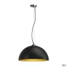FORCHINI 50, suspension intérieure, Ø 50 cm, noir/or, E27, 40W max