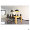FORCHINI 50, suspension intérieure, Ø 50 cm, noir/or, E27, 40W max