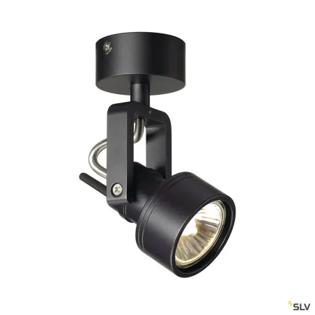INDA, applique et plafonnier intérieur, noir, GU10/QPAR51, 50W max