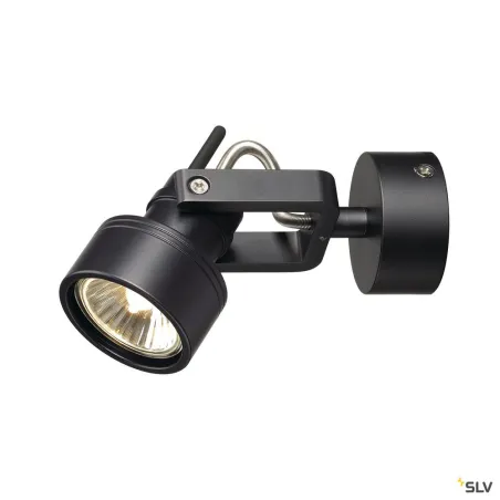 INDA, applique et plafonnier intérieur, noir, GU10/QPAR51, 50W max