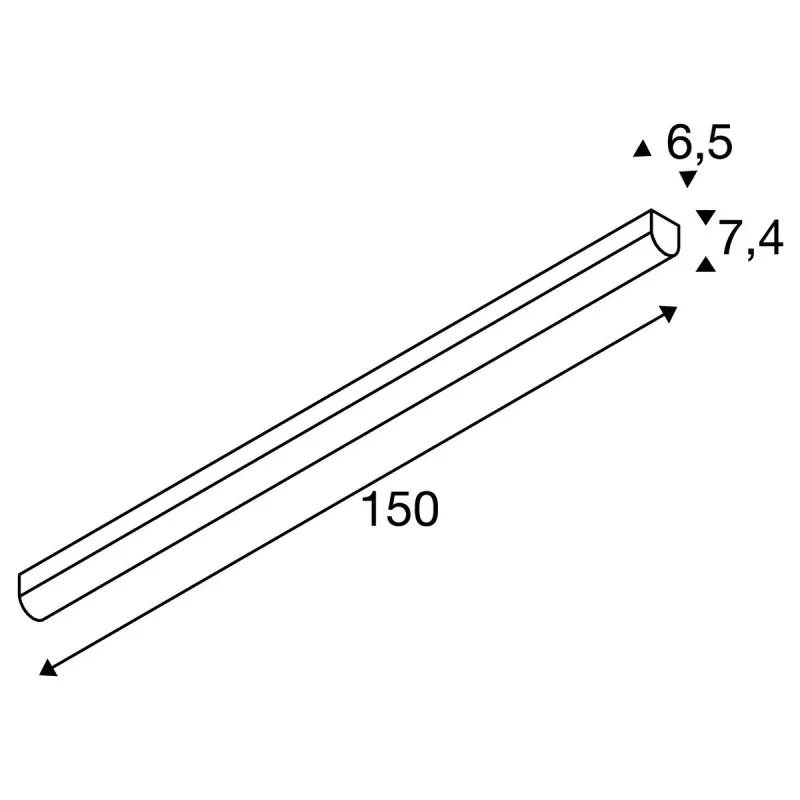 BENA 150, applique et plafonnier intérieur, blanc, LED, 38W, 3000K