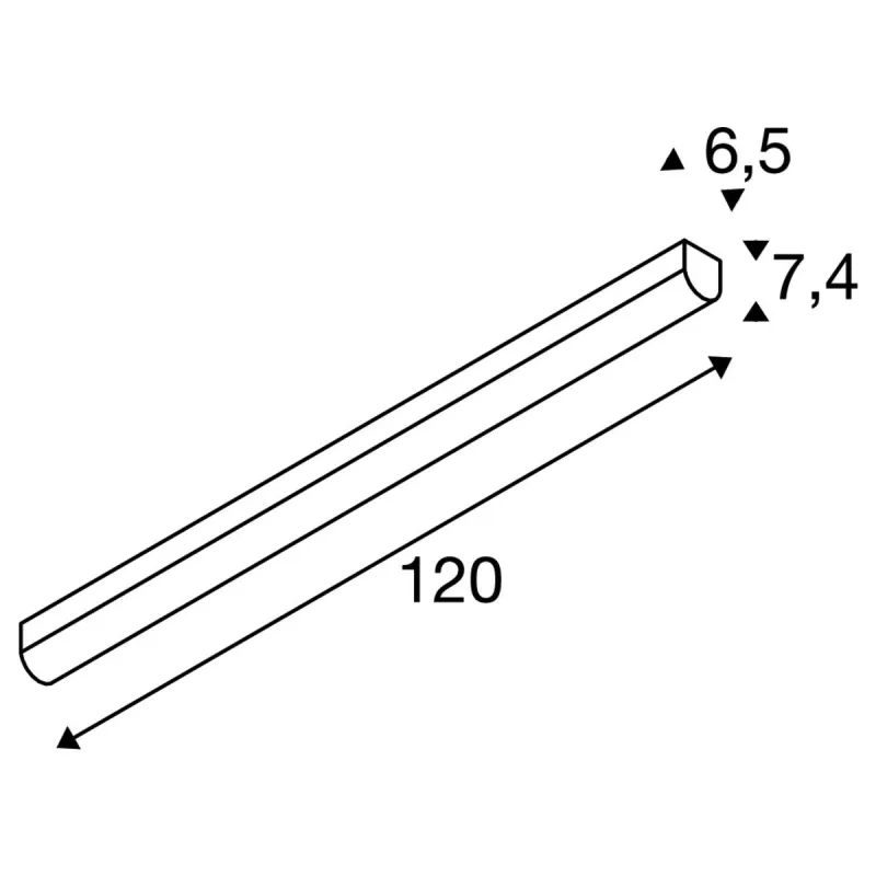 BENA 120, applique et plafonnier intérieur, blanc, LED, 28W, 3000K