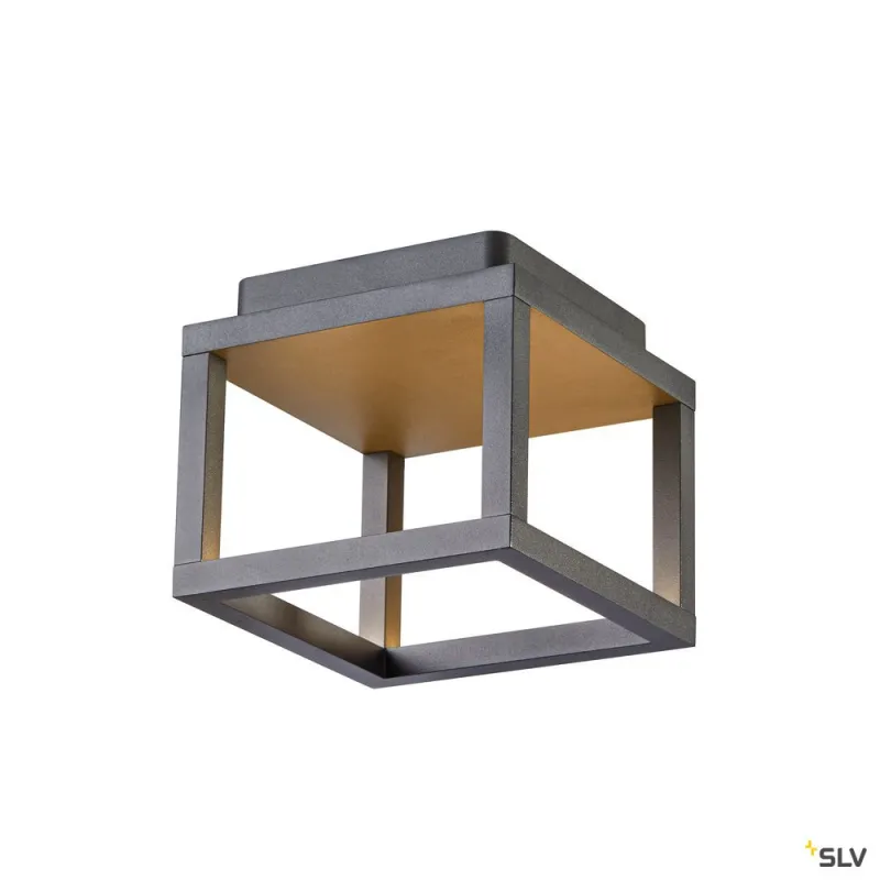 QUADRULO, plafonnier extérieur, anthracite, LED, 7,5W, 3000K, IP55
