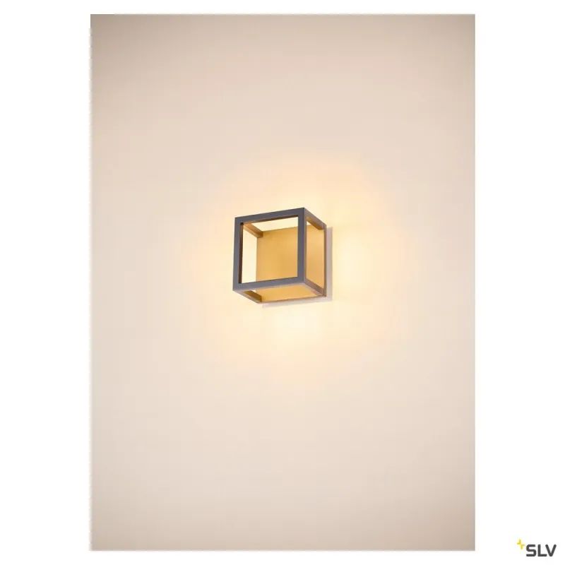 QUADRULO, plafonnier extérieur, anthracite, LED, 7,5W, 3000K, IP55