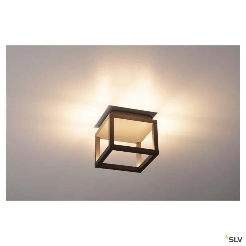 QUADRULO, plafonnier extérieur, anthracite, LED, 7,5W, 3000K, IP55
